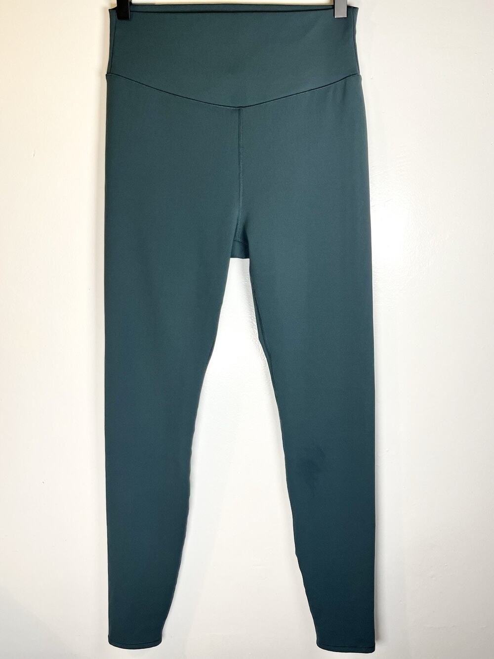 Vuori Women's Chilled Out Leggings Teal Green High Waist Performance Warm Sz M/L